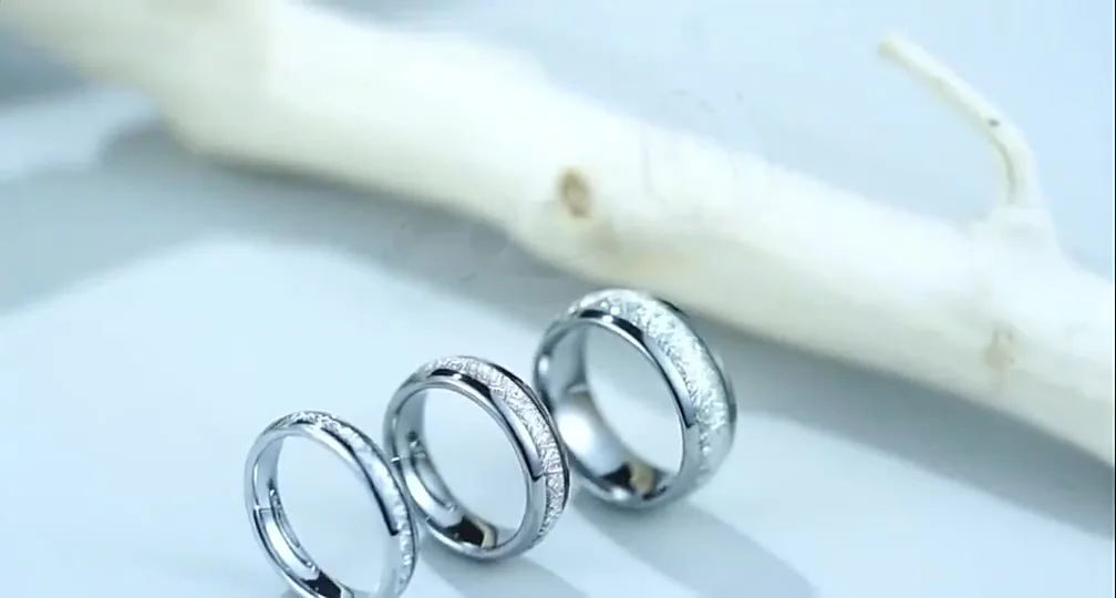 4/6/8 мм обручальное кольцо из нержавеющей стали серебряного цвета полированное с