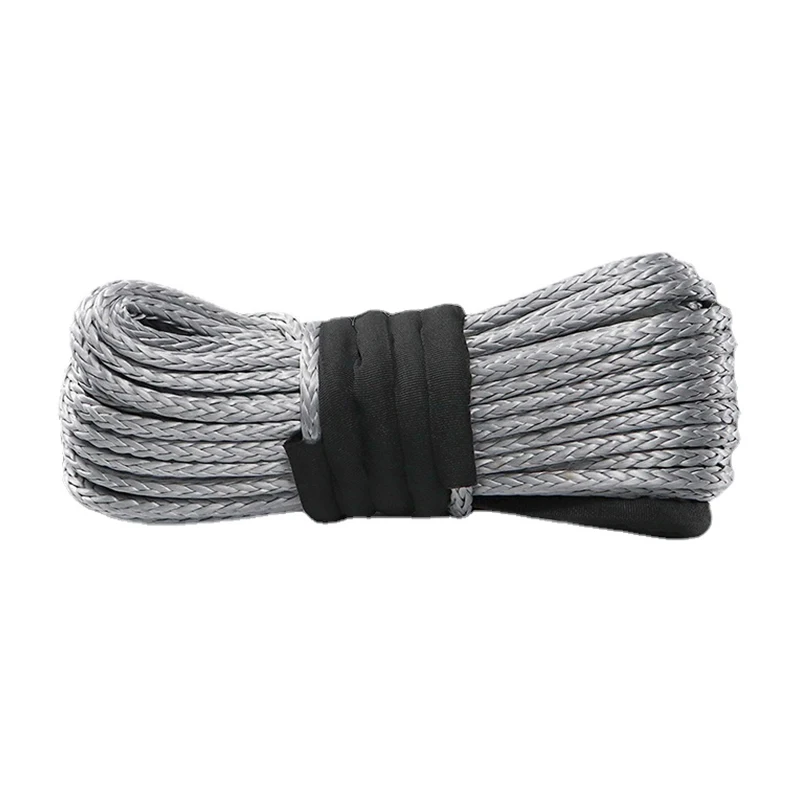 7mmx15m Truck Boat Emergency Replacement 9300lbs 12 Strand winch rope ATV UTV