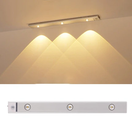 

Kitchen Light Motion Sensor Night Light USB LED Hanging Rechargeable Cabinet Wall Lamp Decoration Bedroom For Kitchen