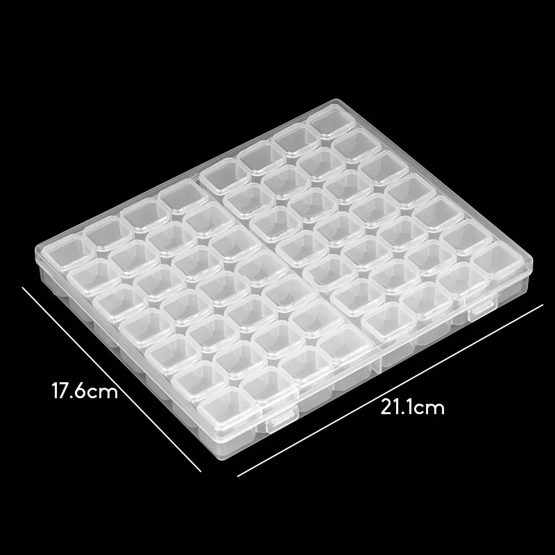 5pcs Plastic Round Or Green Rectangular Rhinestone Tray Tool Acrylic Plate  Case Storage Nail Art Diy Rhinestones Tray Container - AliExpress