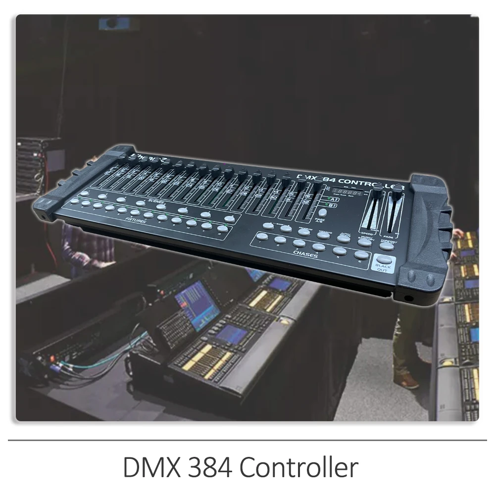 

Профессиональное оборудование, Стандартный контроллер DMX 384 для сценического освещения, консоль 512 DMX, контроллер для вечевечерние, оборудование для диджея