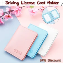 

2 Card Slots Driver's License Card Holder Ultra-thin Business ID Case Money Pocket Slim PU Leather Card Clip Ticket Pouch Wallet