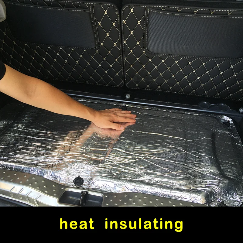 Sound Proof Mat 5mm Car Cotton Pad Heat Noise Insulation Deadener For Smart 451 Smart 453 Fortwo Forfour