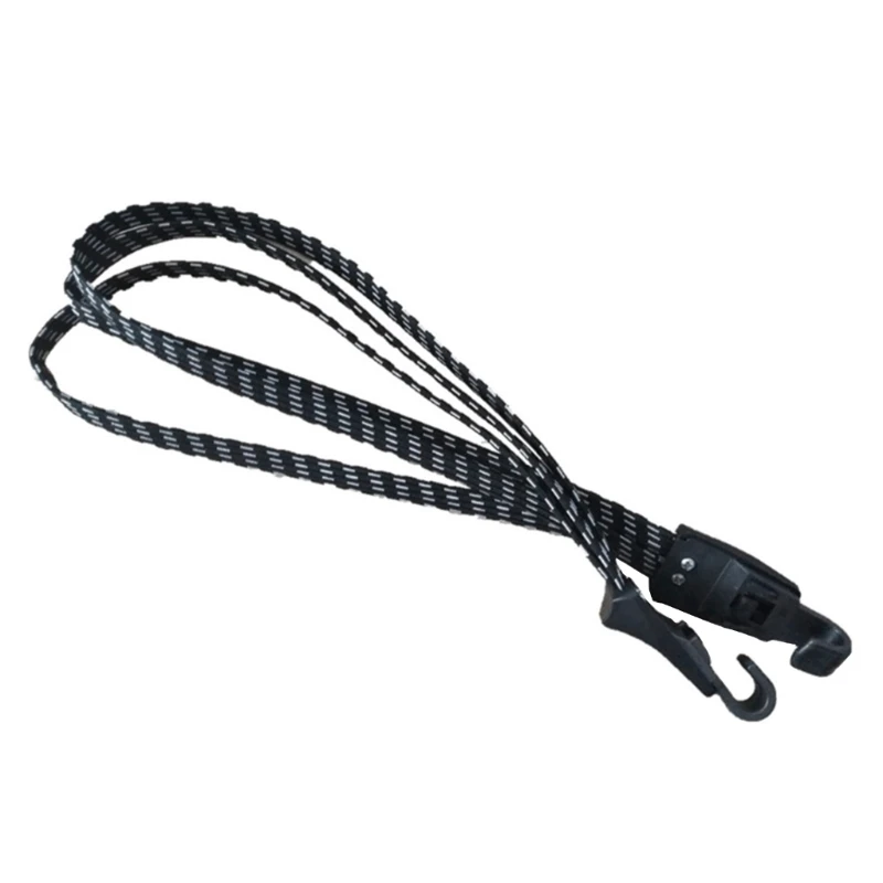 Heavy Duty Black Bungee Cords with Hooks ,28'' Industrial Bungee Cord Motorcycles Luggage Rope Lashing Strap