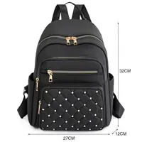 Fashion Bagpack Women High Quality Nylon Backpacks Female Big Travel Back Pack Large School Bags for Teenage Girls Shoulder Bag 6