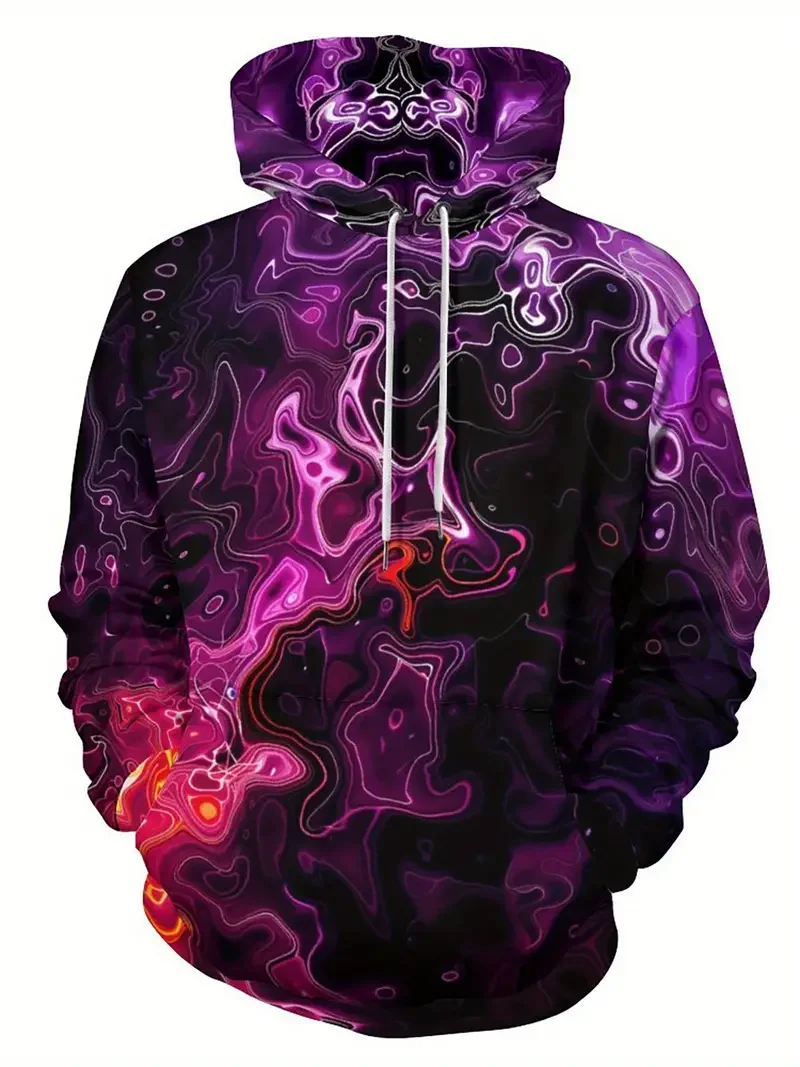 thumbnail image 1 of Sudadera con capucha con estampado 3D de esqueleto para hombre, jersey con diseño de cordón, Tops de primavera, Otoño e Invierno, 1 of 5