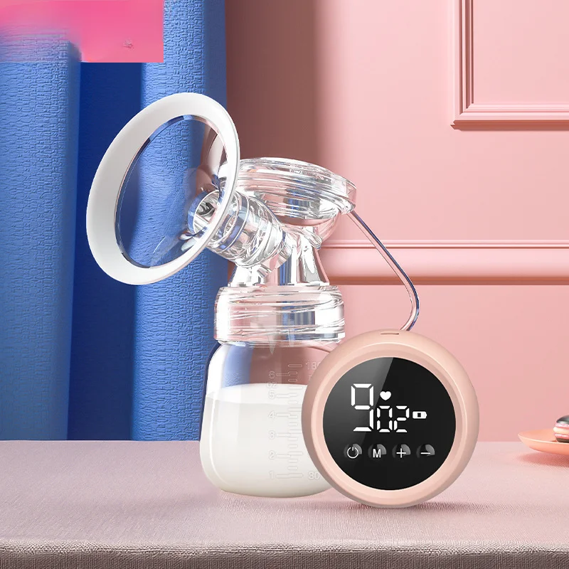 Breast Pump Electric Smart Plug-in Massage Breast Pump Milking Machine Single Side Big Suction Manufacturers