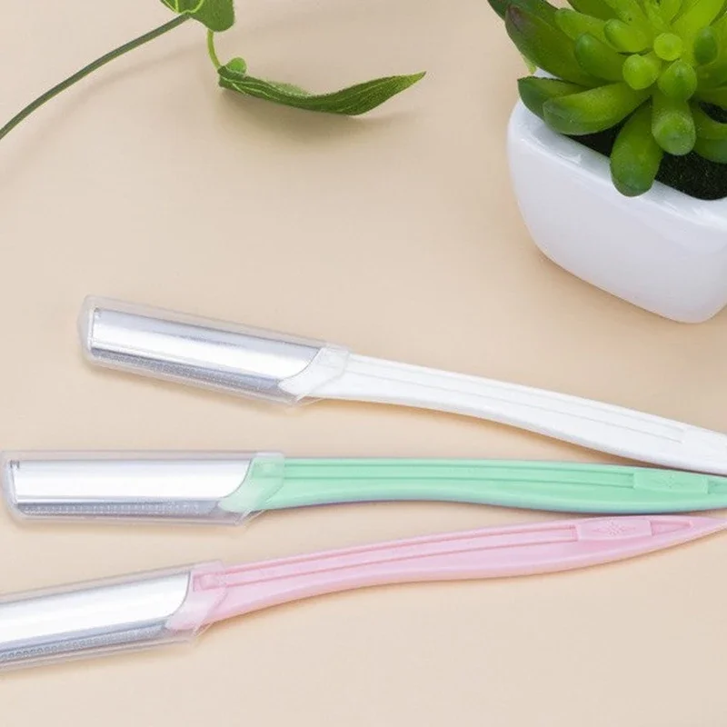 3Pcs Face Foldable Eyebrow Razor Sharp Portable Facial Razors Trimmer Blades Shaper Makeup Tools Set