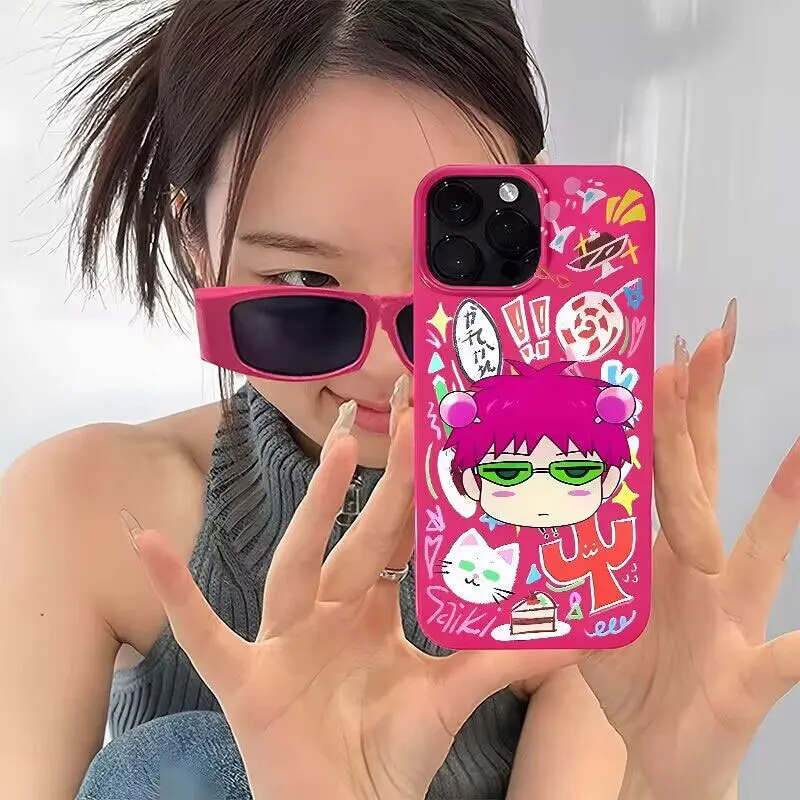 iPhone - saki Pretty in Pink iPhone Case