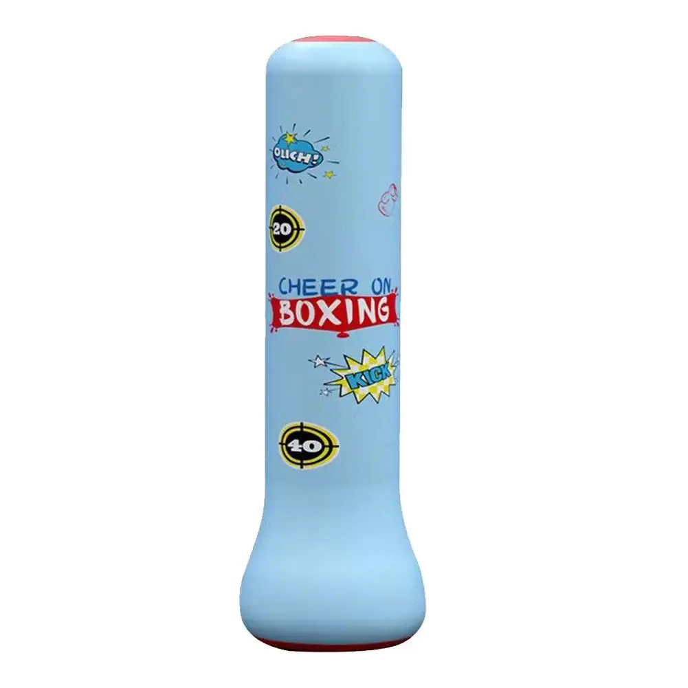 Children's Inflatable Boxing Sandbag 1.2m/1.6m boxing punching bag boxing target punching bag boxing pad training sandbag Fitness Standing Boxing Sandbags Columns Tumblers Training Sanda Home Equipm