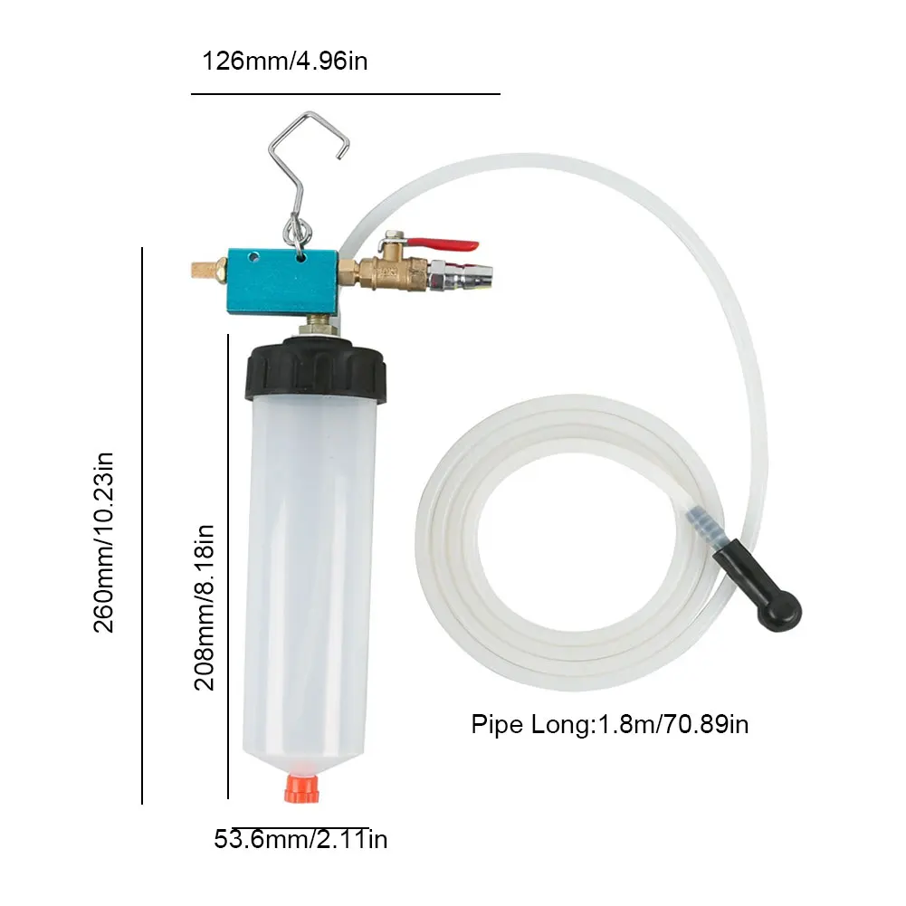 Car Brake Fluid Oil Change Tool Hydraulic Clutch Oil Pump Universal Bleeder Transfer Fuel Dispenser Tool for Car Motorcycle