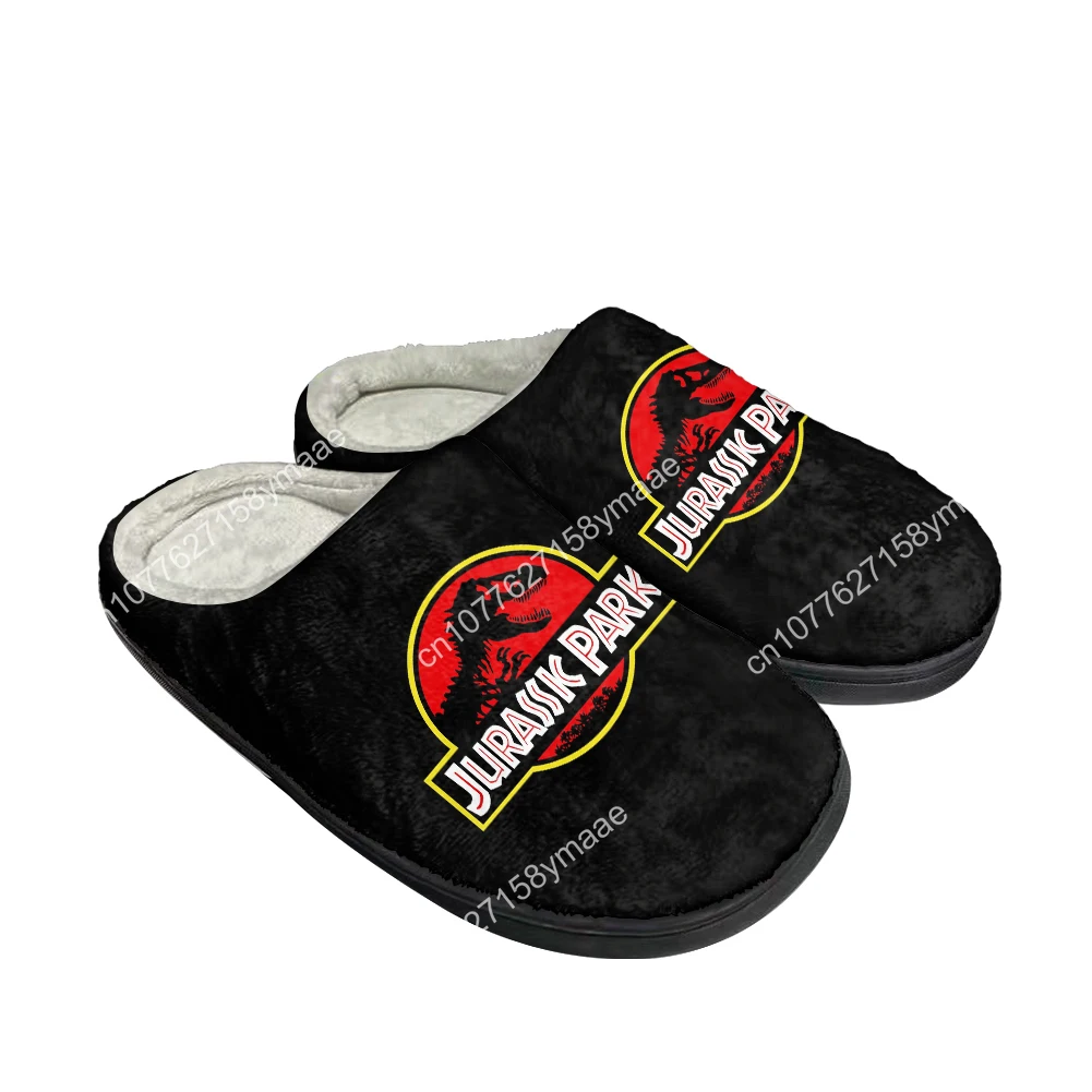 Hot Jurassic Park Fashion Cotton Custom Slippers Mens Womens Sandals Plush Casual Keep Warm Shoes Thermal Comfortable Slipper