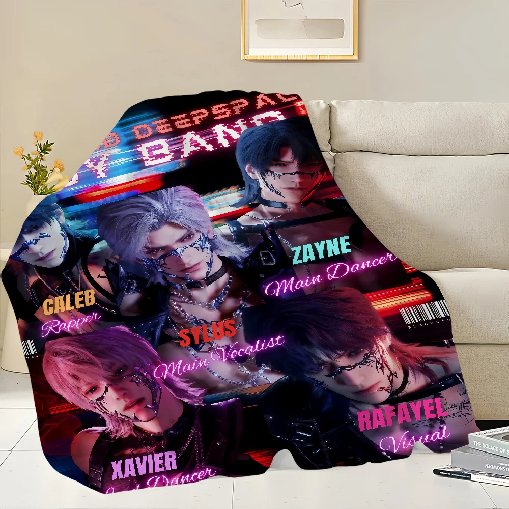 Flannel warm comfort soft plush blanket Zayne for sofa art living Deepspace room office Caleb Sylus bedroom Love travel and gift 4