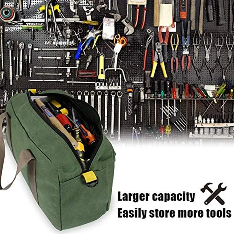 

Urijk 1pc Portable Waterproof Oxford Canvas Hand Tool Storage Carry Bags Pliers Metal Toolkit Parts Hardware Parts Organizer