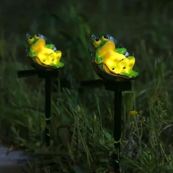Solar Frog Garden Lights 1