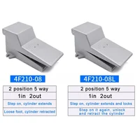 Pneumatic Foot Pedal Valve Cylnder Control 4F210-08L Switch FV320 Reversing 420 4F210-08L Ttwo Position Five Links 2