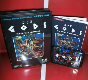 Divinità con scatola e manuale per cartuccia di gioco Sega MD a 16 Bit sistema Megadrive Genesis