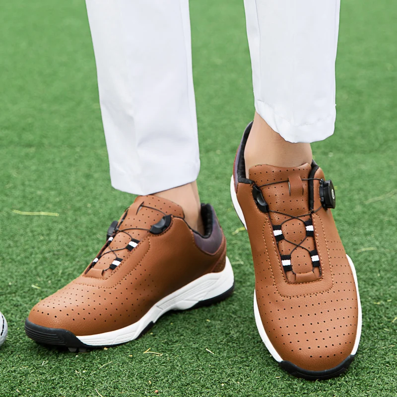 2023 New Professional Golf Shoes Outdoor Fitness Anti Slip Golf Sports Shoes Men's Luxury Walking Sports Shoes