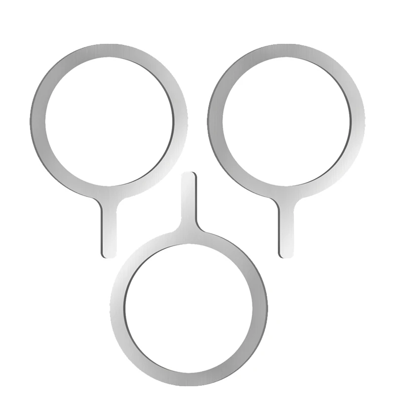 Magnetic Self-Adhesive Metal Ring for Wireless Charging Cases