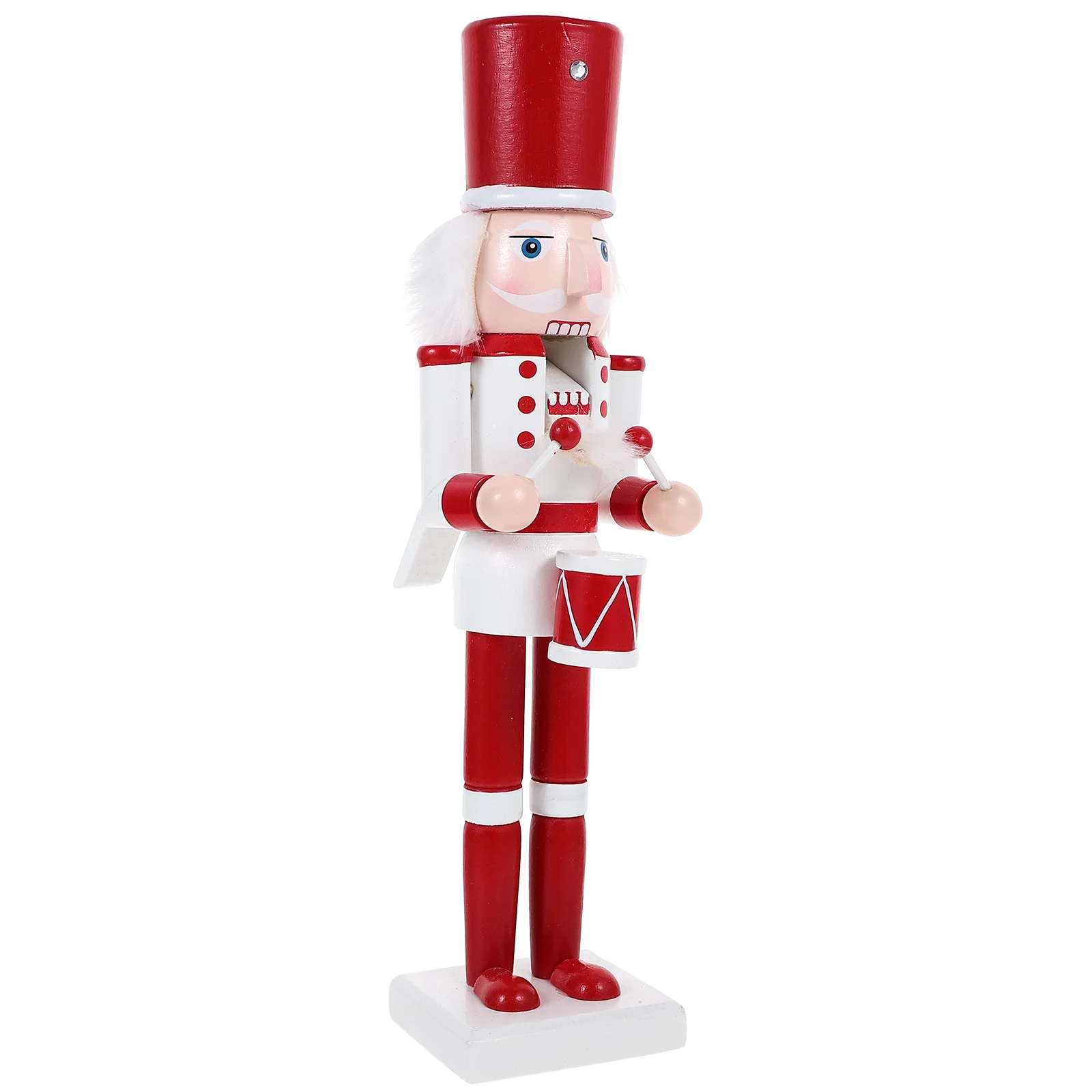 

Delicate Wood Craft Nutcracker Soldier Household Xmas Decoration Christmas Table Centerpiece Nutcracker