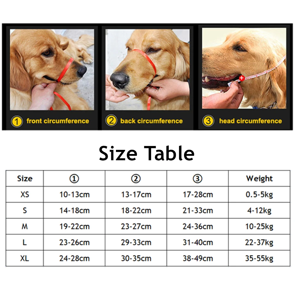 Pet Dog Muzzle Adjustable Breathable PU Leather Muzzles Stop Biting Barking Chewing For Small Medium Large and X-Large Dogs