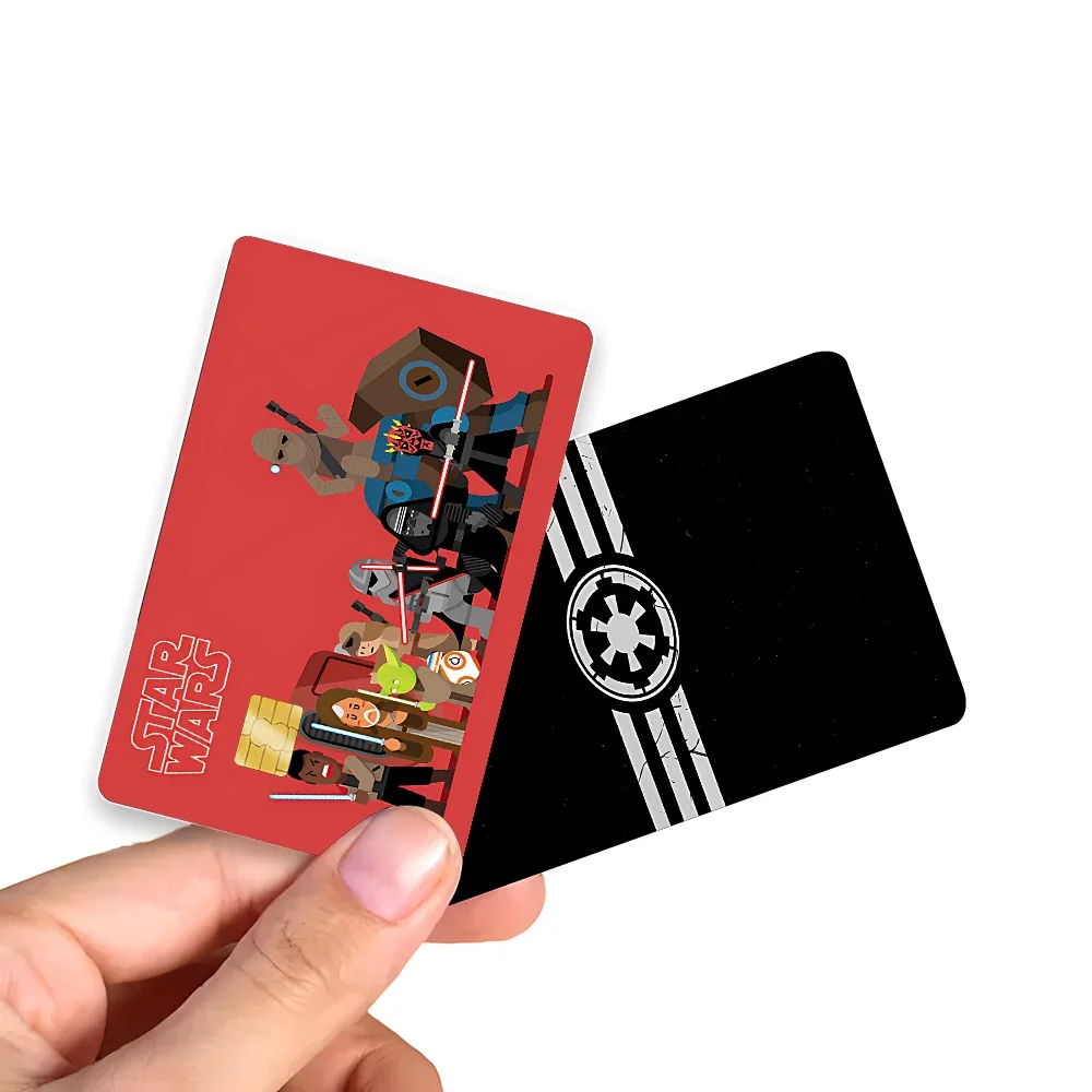 Anims-Starers-e-Warsers Stickers Cartoon Decorative Small Waterproof Chip 4PCS Card Sticker New Anti-Scratch - 3
