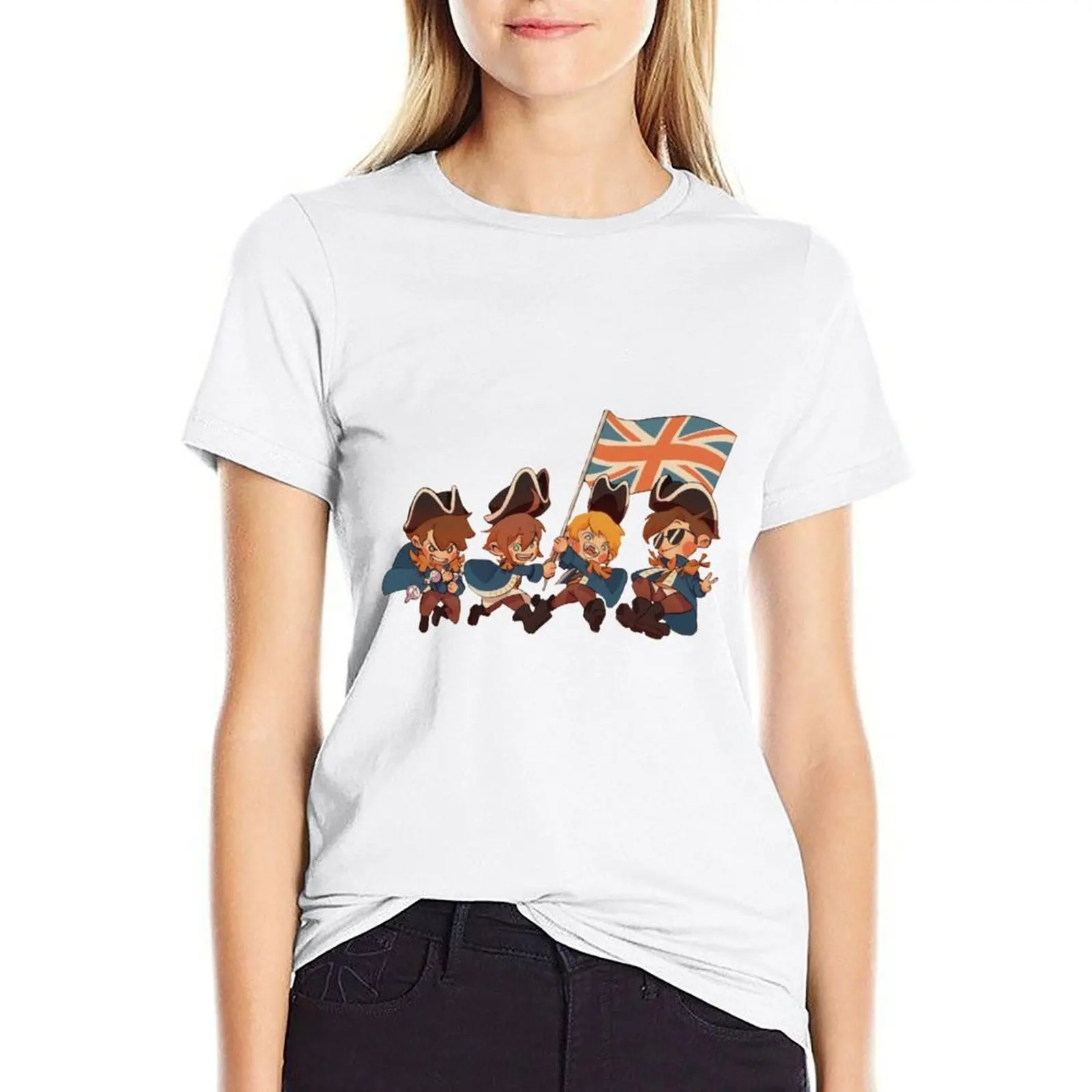 

L'manburg art T-shirt Female clothing kawaii clothes graphics t-shirt dress for Women sexy