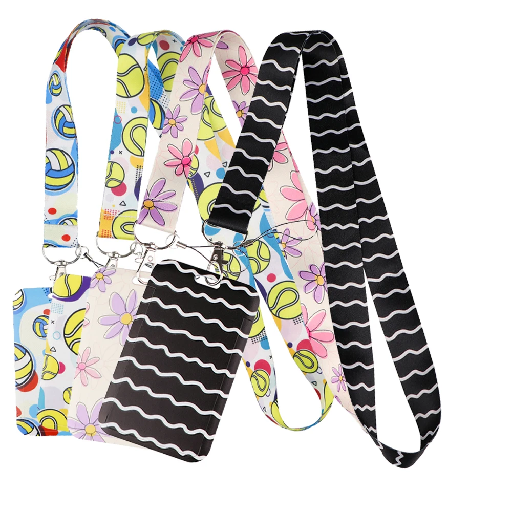 Badminton Lanyard für Schlüssel kette Kreditkarten abdeckung Pass Handy Charm Straps ID Abzeichen halter Schlüssel Cartoon Zubehör