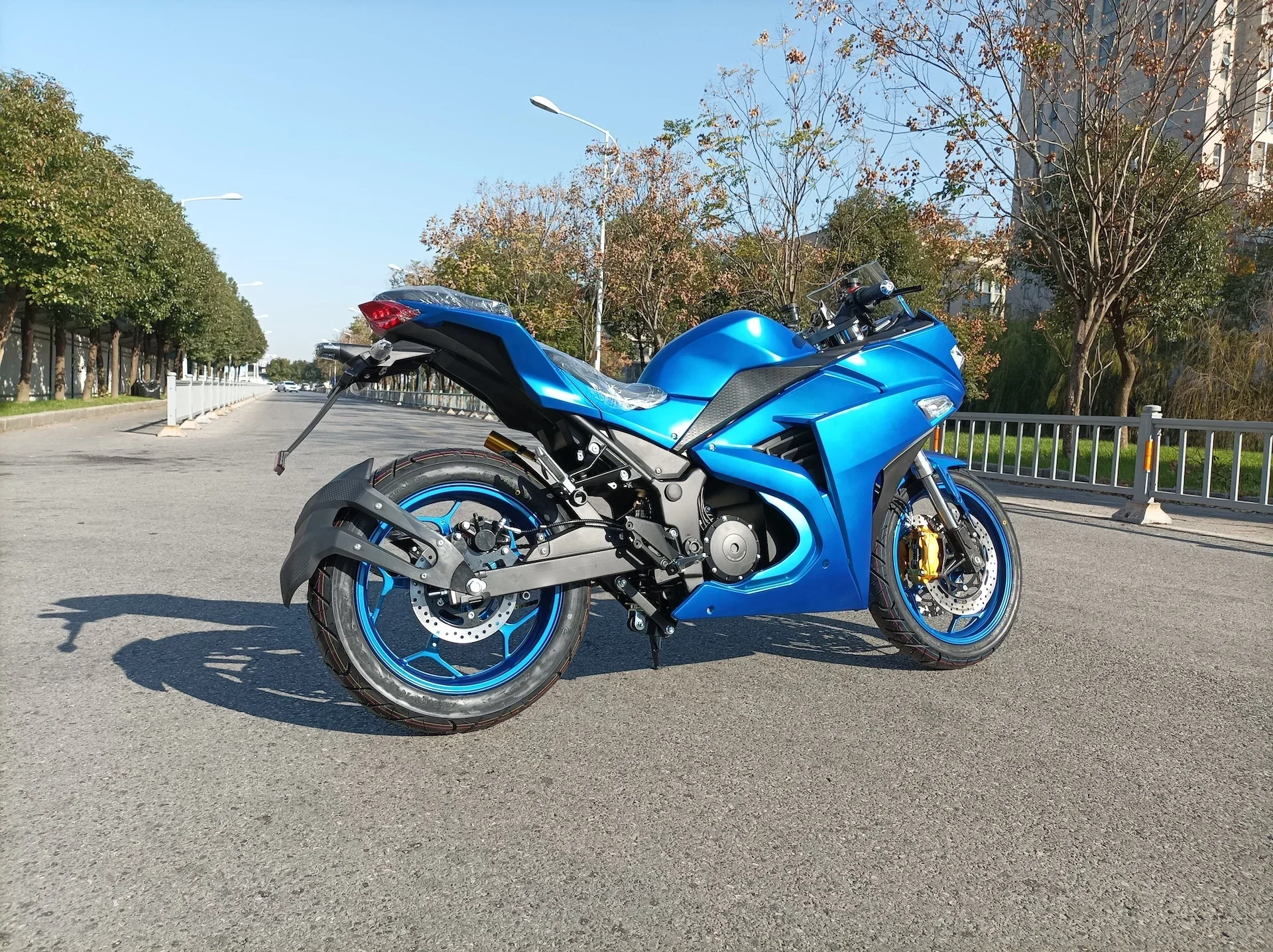 Electric Motorcycle Adult 150KM/H Speed 150km Range 10000W Mid Drive