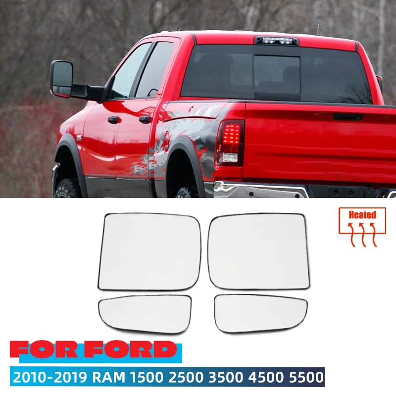

Левое правое боковое зеркало заднего вида для Dodge Ram 1500 2500 3500 4500 5500 2010-2020