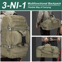 30L 45L 80L grand sac de sport sac à dos tactique sacs de Camping en plein air Molle hommes sacs à dos sac de voyage pour la randonnée 6