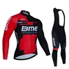 Bmcing-Pro Team Cycling Jersey Set, MTB Uniform, Bicycle Clothing, Quick Dry Bike Clothes, Long Cycling Wear, 19D Bib Set, Autum 5