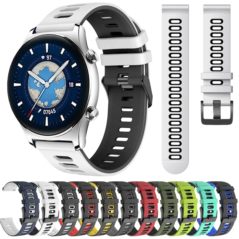 Cinturino Morbido Per Honor Watch Gs 3 3I/Gs Pro Se E2 Cinturino Magicwatch 2 46Mm 42Mm Cinturino 20 22Mm Cinturino Sportivo In Silicone