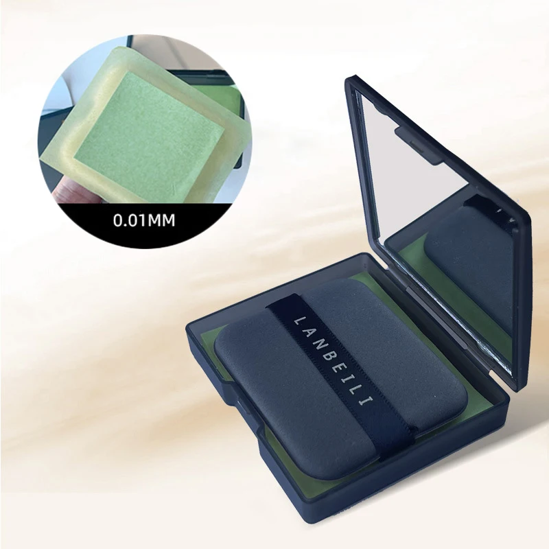 Bamboo Charcoal Oil-absorbing Paper For Facial Portable Oil Absorbing Paper With Mirror Case Women Facial Care Beauty 100pcs face oil absorbing paper