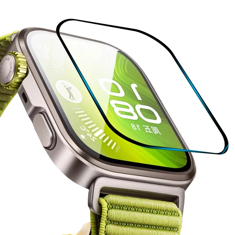 Displayschutzfolie für Huawei Watch Fit 3 4 3D gebogene Displayschutzfolie Huawei Watch Fit3 4 Pro HD Vollständige Abdeckung Schutzfolie