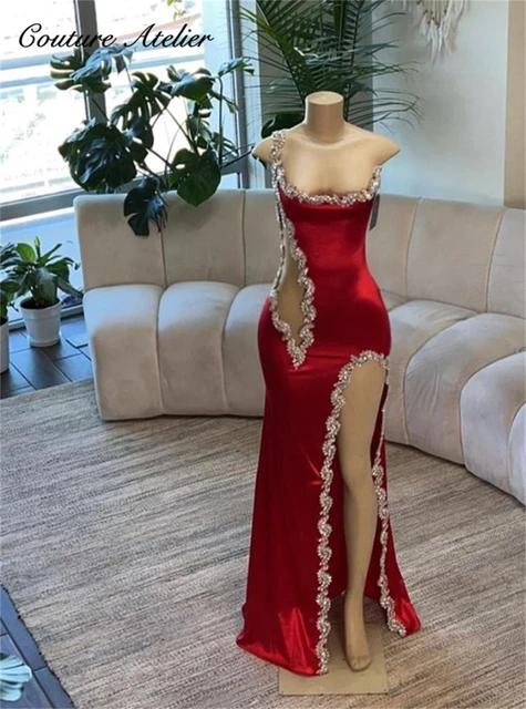 Vestidos Mujer Fiesta Boda Noche  Vestido rojo corto de mujer Navidad-Mujer  Rojo-Aliexpress