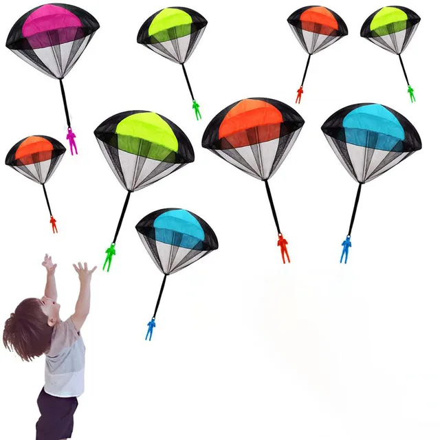 Kids Hand Throwing Parachute Toy for Children's Educational Parachute with Figure Soldier Outdoor Fun Sports Play Game Kids Game 2