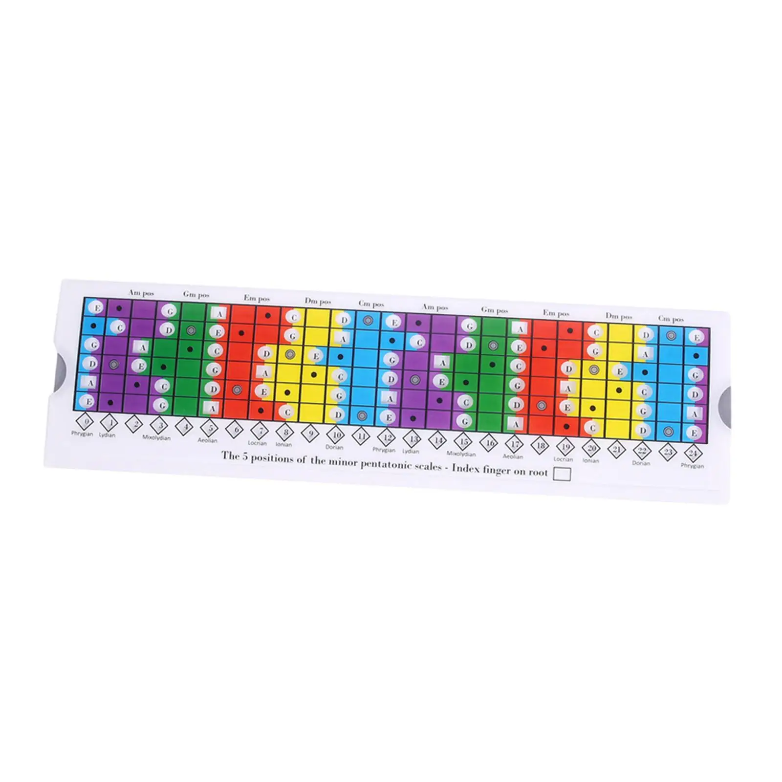 

Pentatonic Sliding Ruler Durable Training Pentatonic Diatonic and Mode Scales Folk Guitar Scale Chart for Guitarists Beginners