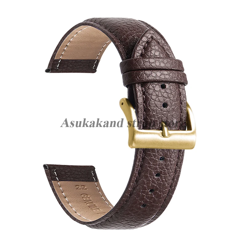 Luxurious Handmade Genuine Calfskin Leather Watch Band – Universal Soft Strap