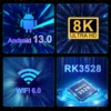 Android 13 8K Ultra HD Smart TV Box Wifi6 Fast Stable Transmission Media Player 4GB64GB Large Memory Netflix Youtube ATV MAXA13 4