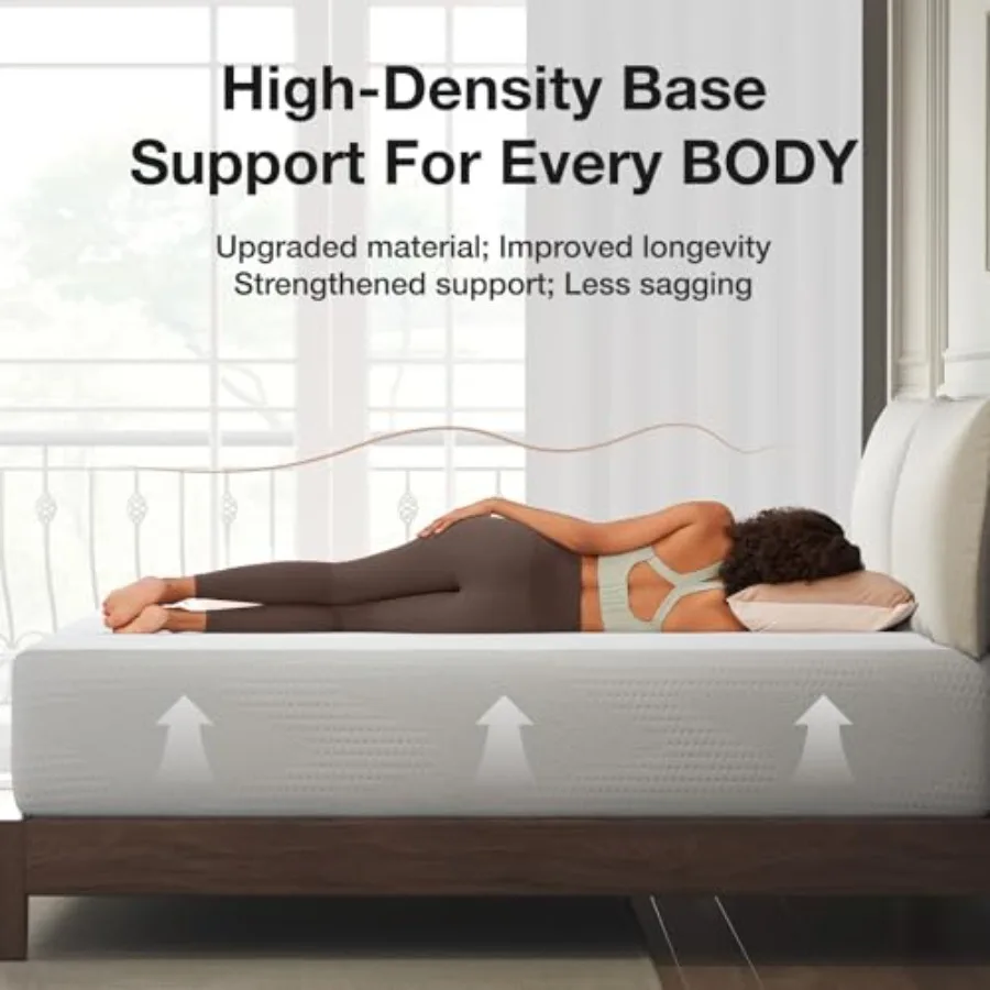 King Size Mattress in a Box 14 Inch King Mattress Gel Memory Foam Mattresses for Cooling Night Sleep Pressure Relief CertiPURUS