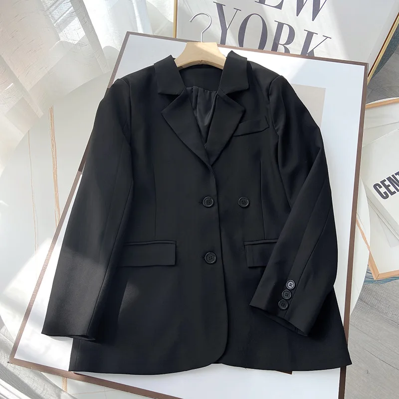 C5508 2022 New Spring Autumn Women Blazer Jacket Coat Turn- down Collar Long SLeeve OL Lady Suit Coat