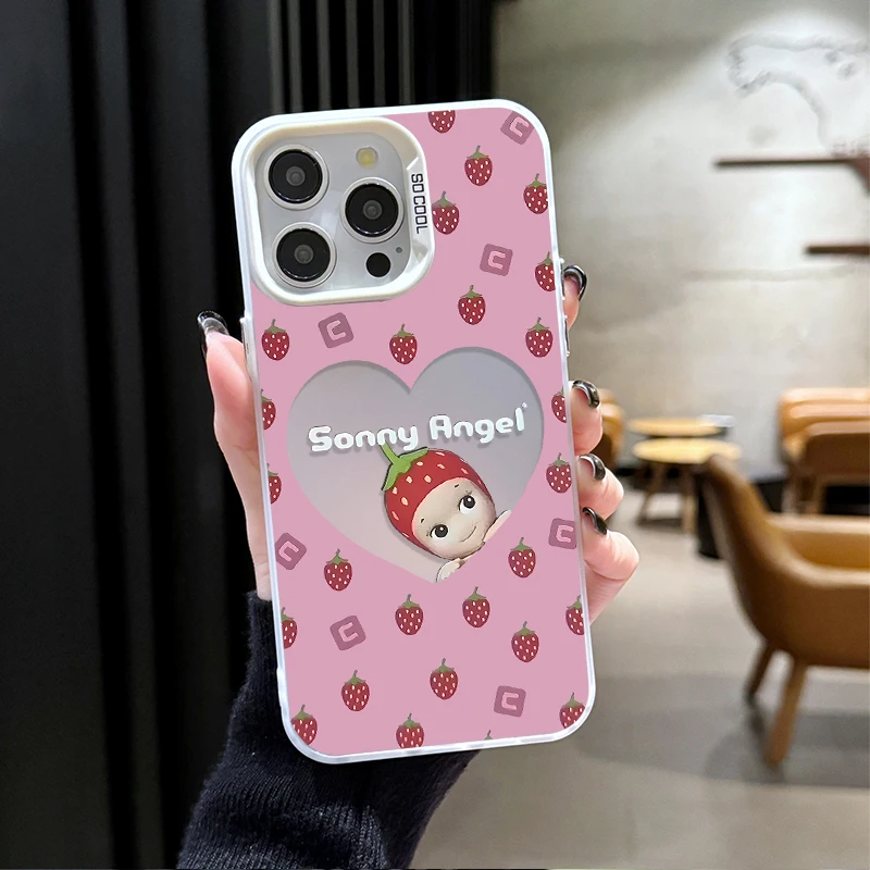 thumbnail image 1 of Funda protectora a prueba de golpes para iPhone, carcasa de protección trasera con diseño de s-katarina Angel para iPhone 16, 15, 14, 13, 12, 11 Pro Max, XS, X, XR, 8, 7 Plus, SE 2020, 1 of 5