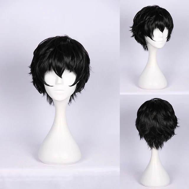 Persona 5 Joker Protagonist Akira Kurusu Ren Amamiya Black Cosplay Wig