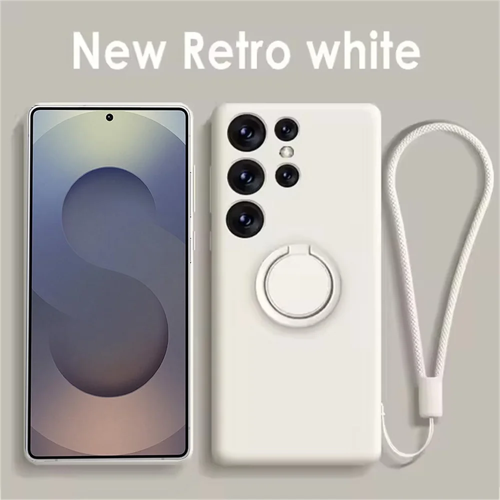 RingHolderMagneticPhoneCaseForSamsungGalaxyS25S24S23S22UltraS21S20FES10PlusNote20UltraLiquidSiliconeCase-AliExpress