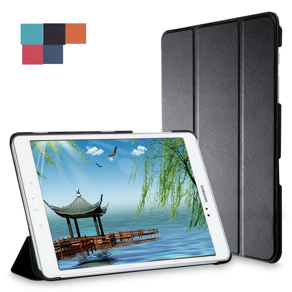 Premium Tri-Folding Leather Stand Case with Auto Sleep