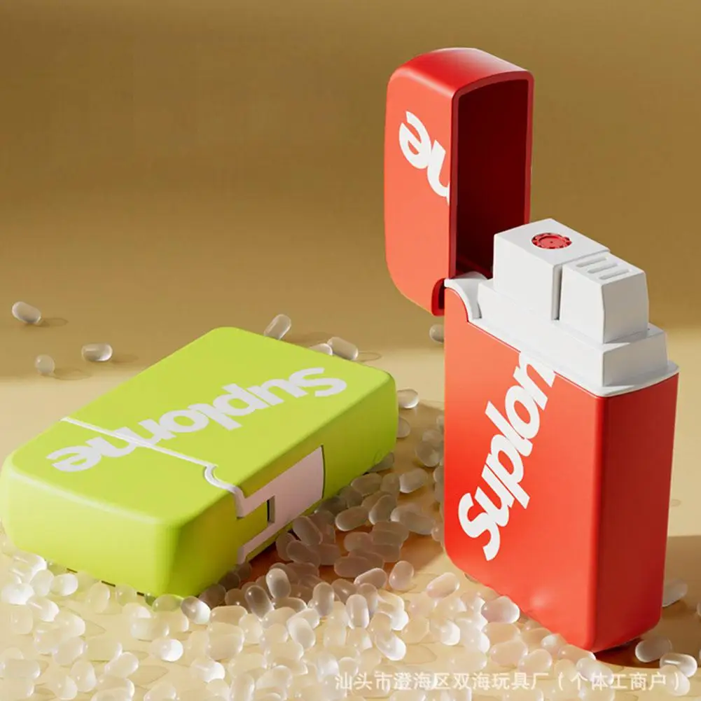 Funny Water Lighter Toy Funny Prank Toys Parties Press To Spray Water Party Supplies New Jokes Decompression Toy For Kids Adults prank toys joke toys