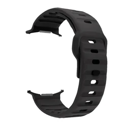 Sport Strap - Durable Rubber Wrist Band for Galaxy Watch 8 Series (Black)