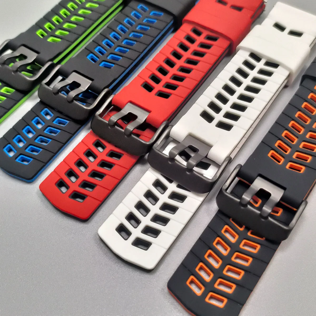 Versatile 22mm Silicone Watch Band Strap - Premium Quality
