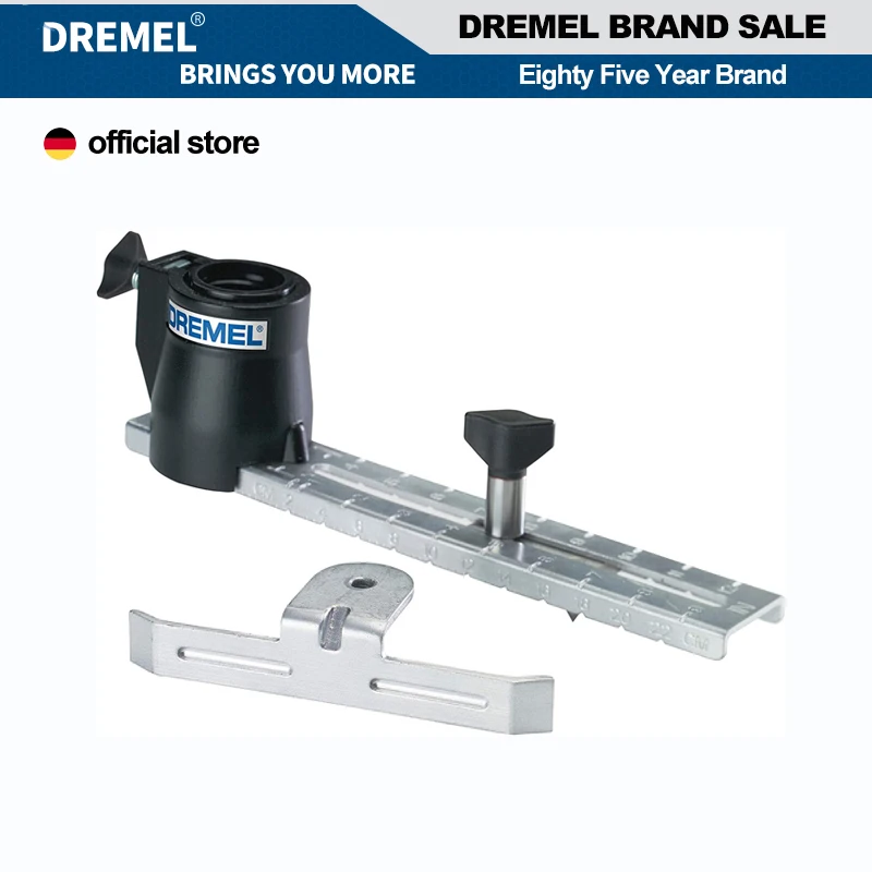 

Dremel 678 Line and Circle Cutter Set with 30 Cm Cutting Diameter for Straight Cuts and Holes in Drywall Wood and Laminates